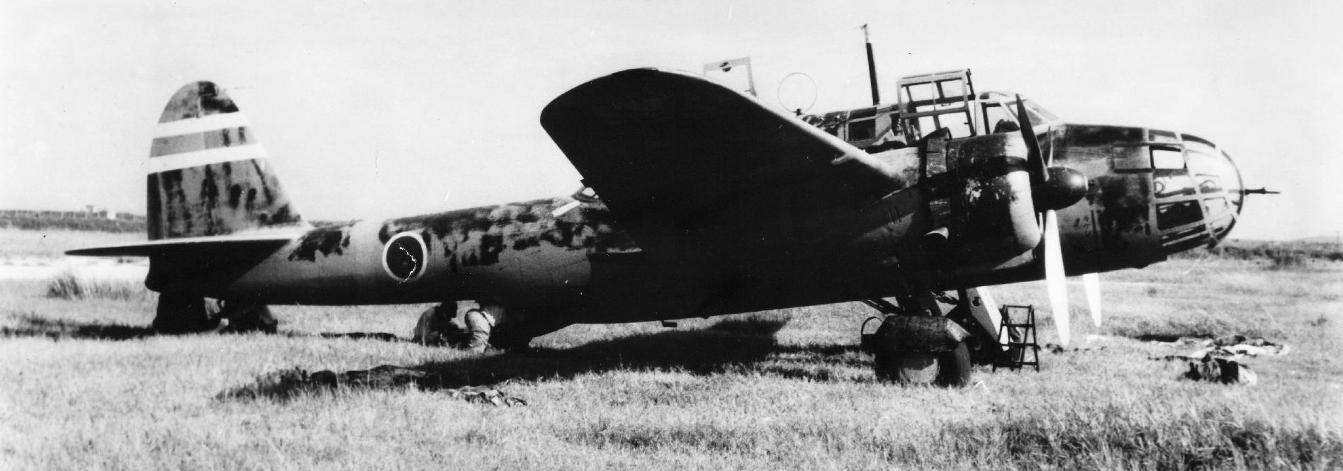 Ki-48 aircraft at rest, date unknown