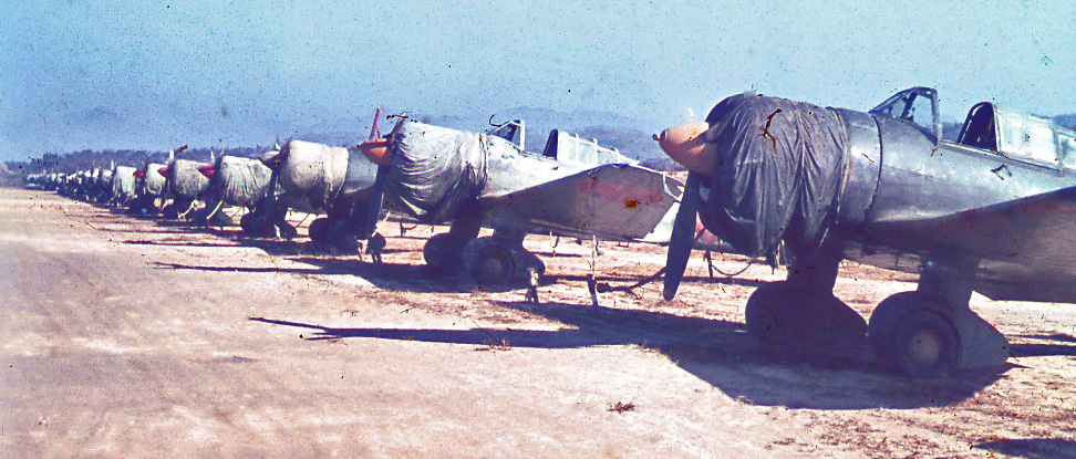 Ki-51 aircraft at Gimpo Airfield, Seoul, Korea, 20 Oct 1945