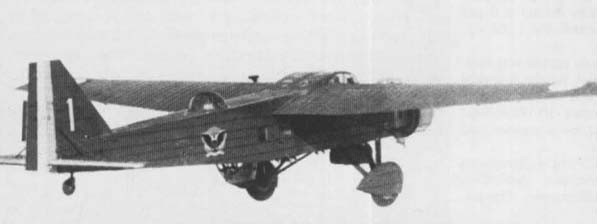 MB.200 bomber in flight, 1930s