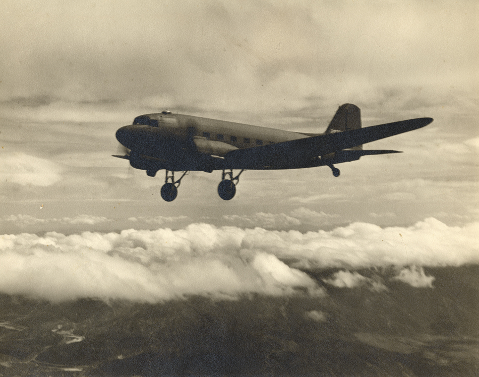 C-47 Skytrain in flight, date unknown