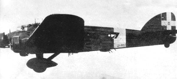 SM.81 bomber in flight, date unknown, photo 1 of 3