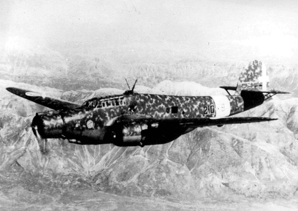 Z.1007 aircraft in flight, photo 2 of 2