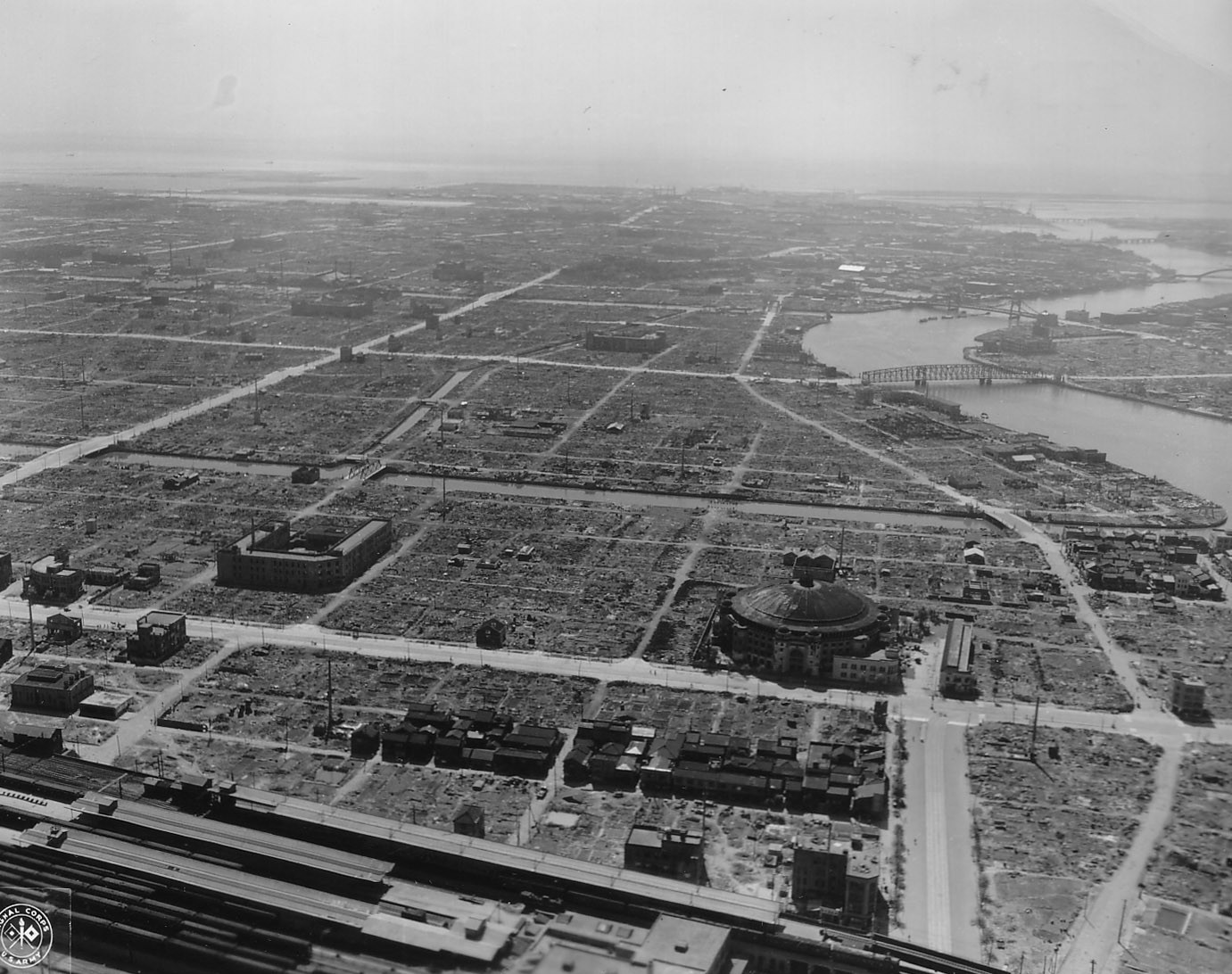 Tokyo, Japan in ruins, 28 Sep 1945