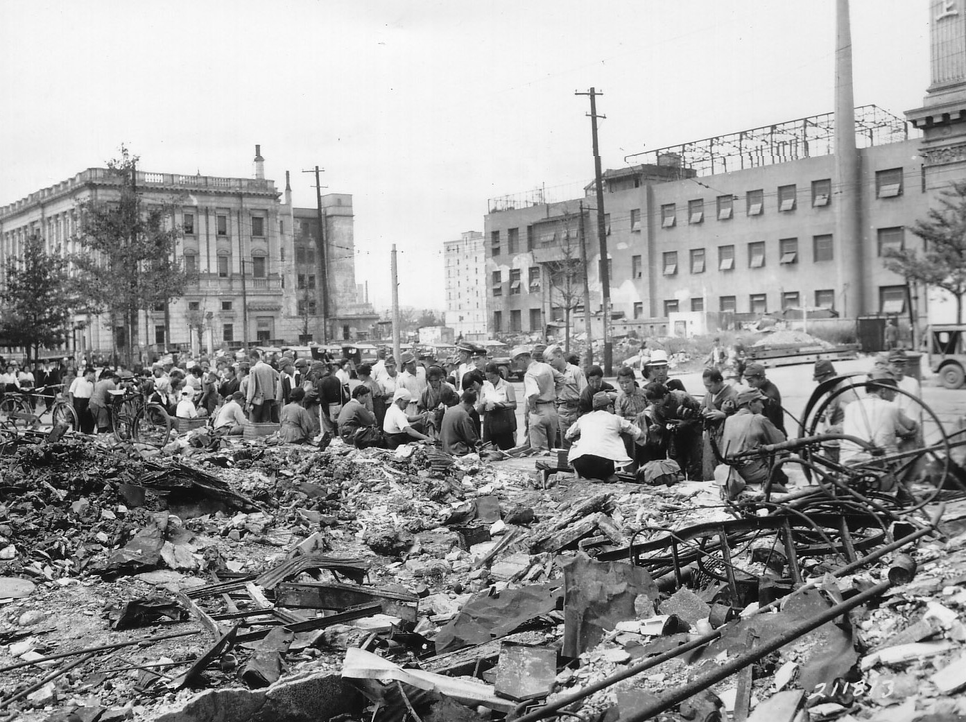 Tokyo, Japan in ruins, Oct 1945