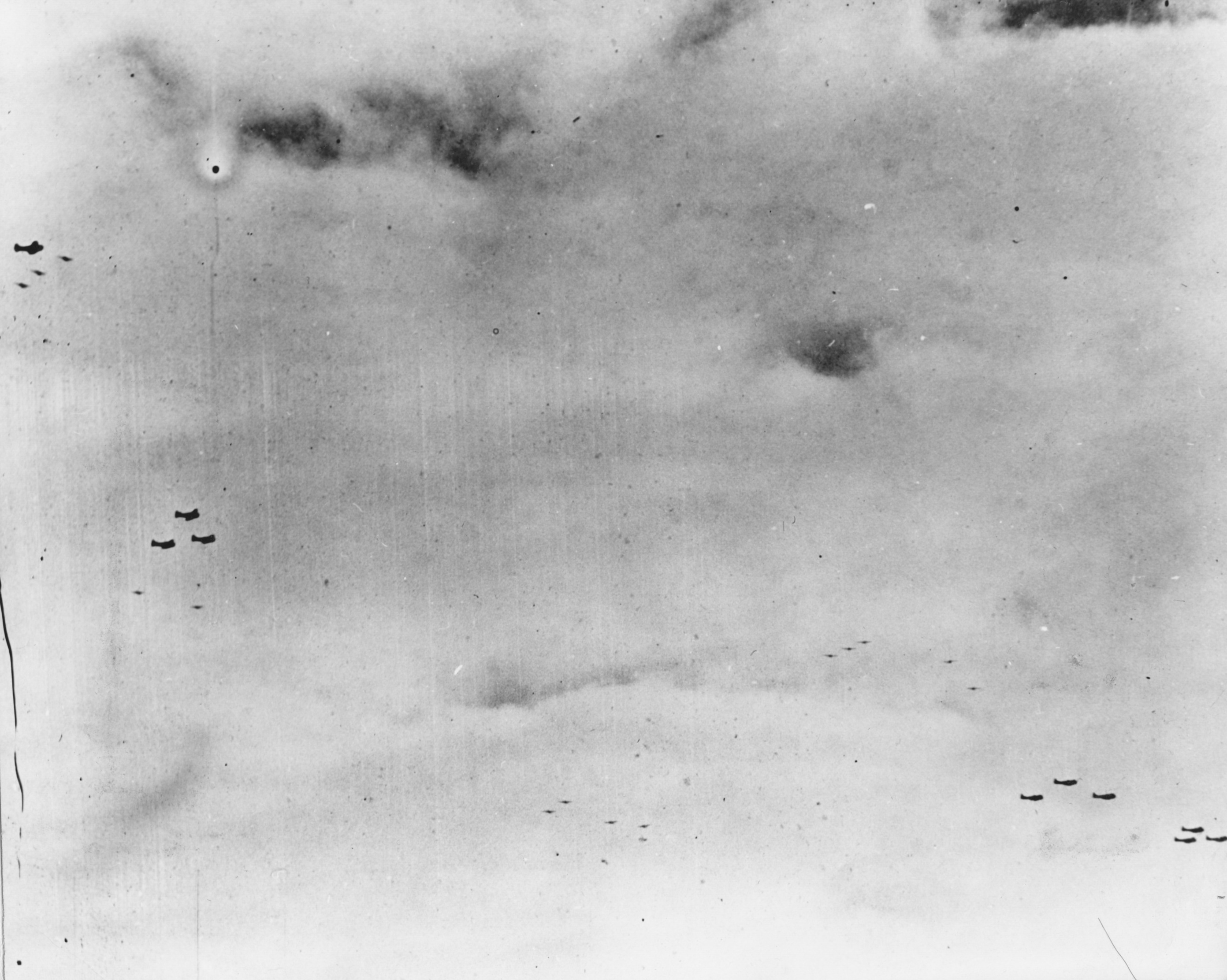 [Photo] Formations of US bombers with fighters in escort, date unknown ...