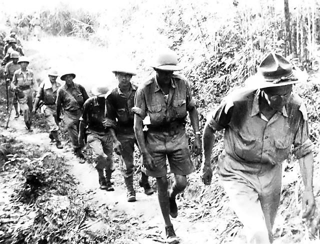 Stilwell marching out of Burma, May 1942