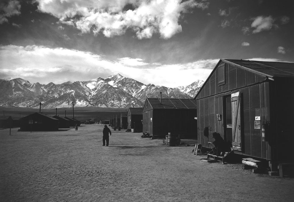 Manzanar Relocation Center, California, United States, winter of 1943