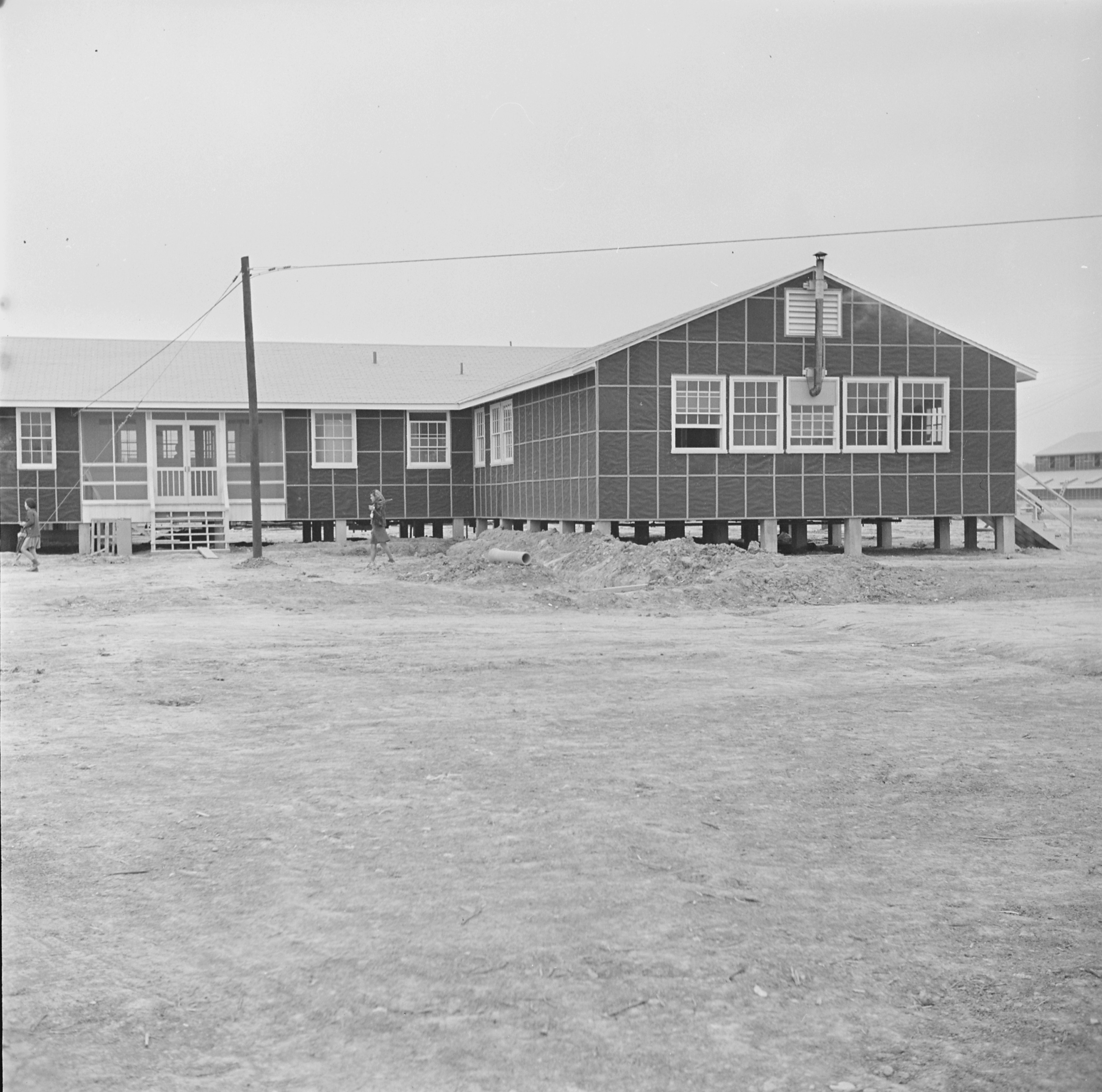 Hospital building, Jerome War Relocation Center, Arkansas, United States, 17 Nov 1942
