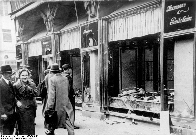 Jewish business destroyed during Kristallnacht, Magdeburg, Germany, 9 Nov 1938, photo 3 of 3