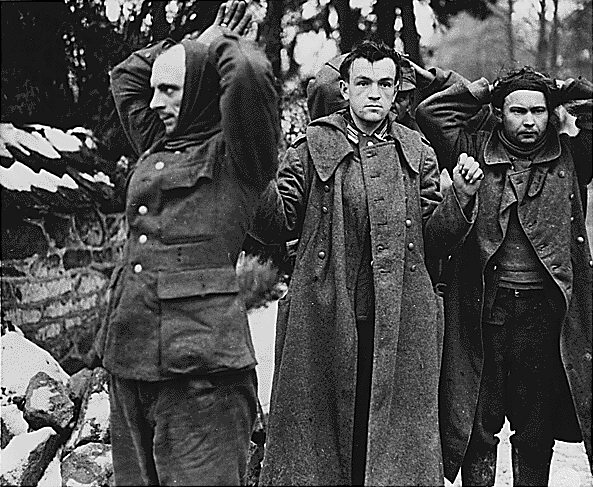 German prisoners of war, captured by men of US 82nd Airborne Division, Sep 1944