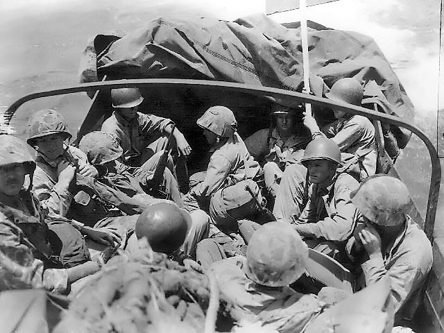US Marines in the Mariana Islands, circa Jul-Aug 1944