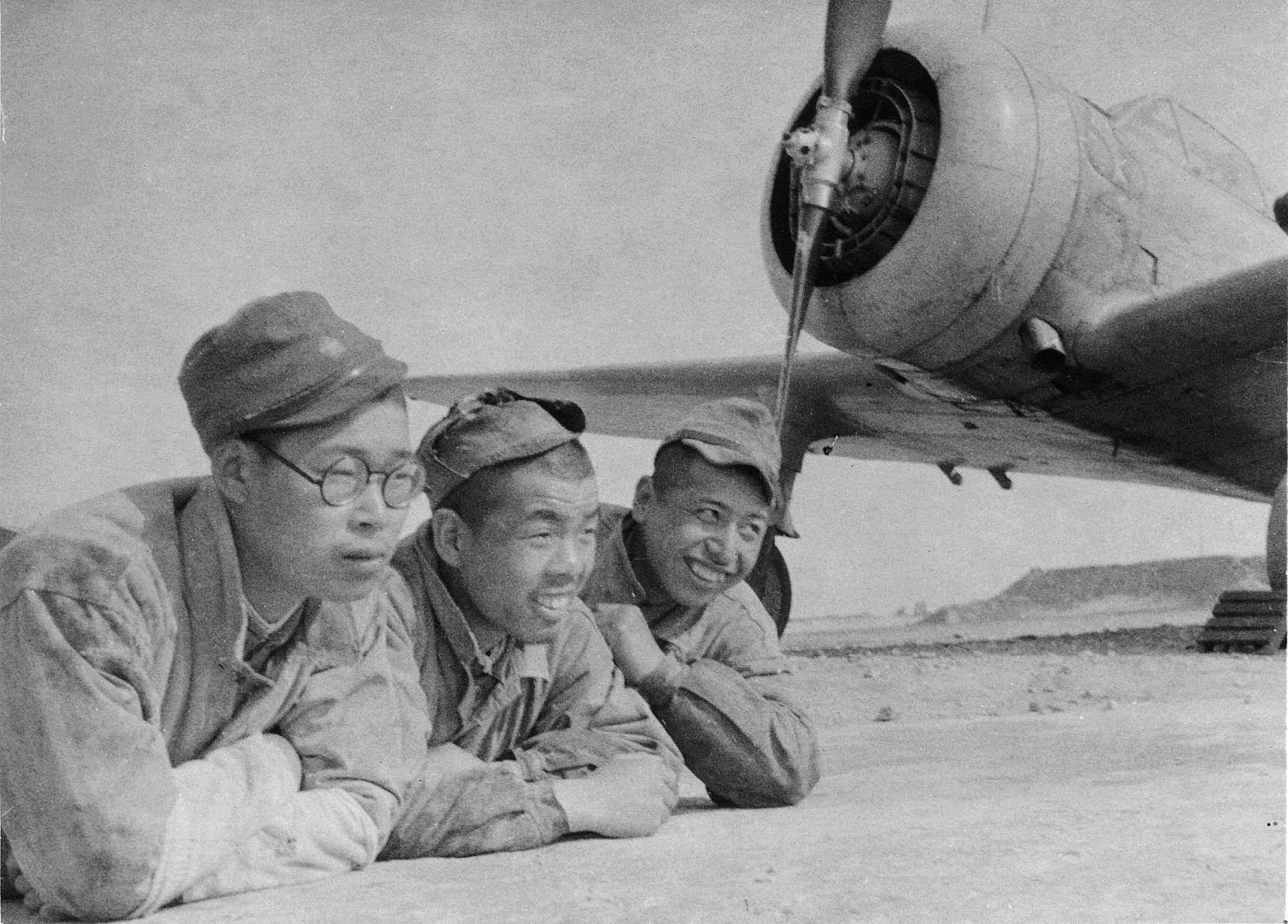 Ki-27 aircraft and personnel, Mongolia Area, China, 1939