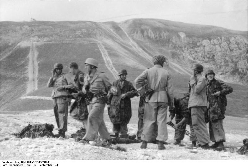 German airborne troops at Gran Sasso, Italy, 12 Sep 1943