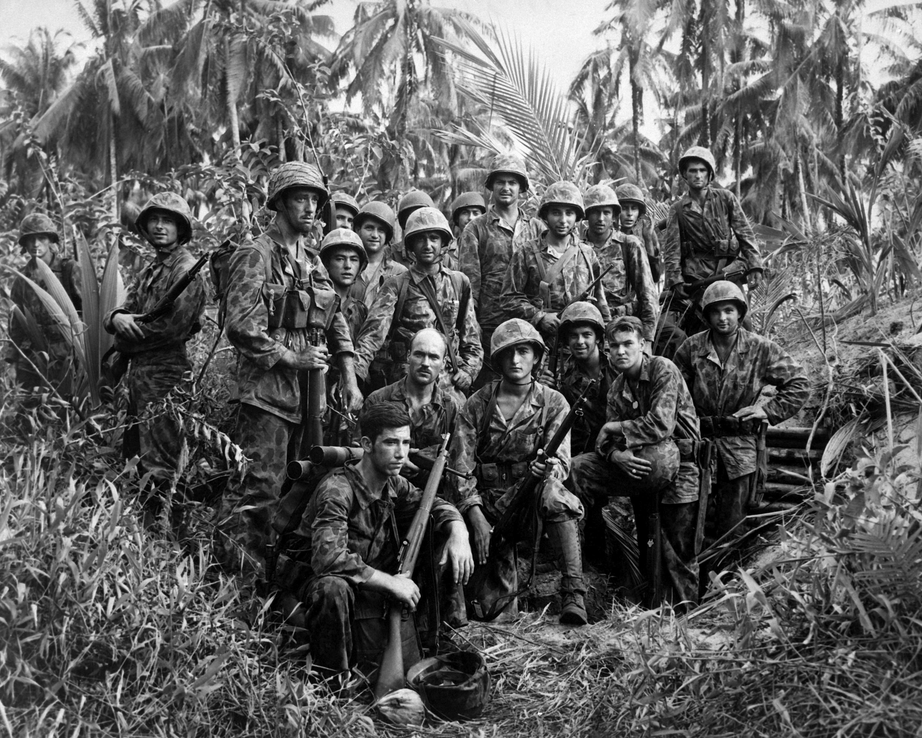 US Marine Raiders at Cape Totkina, Bougainville, Jan 1944