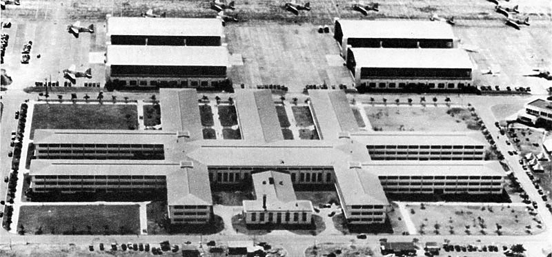 Barracks building, Hickam Field, US Territory of Hawaii, 1940