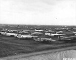 Spare and surplus USAAF aircraft at Bari Airfield, Italy, Oct 1944.