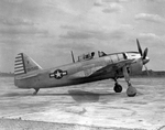 Captured Japanese N1K fighter being evaluated by the Allied Technical Air Intelligence Unit at Eagle Farm Airbase, Brisbane, Australia, 1945. Note the exaggerated USAAF markings, using the rudder stripes that had been eliminated 3 years earlier.