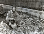 Sgt Frank Bond, a photographer with the USAAF 40th Photo-Recon Squadron, found the streets littered with Japanese Occupation Currency as US forces entered Rangoon, Burma (now Yangon, Myanmar), May 3 1945. Photo 2 of 2.