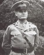 Marine Captain Chesty Puller in Shanghai, China, 1933