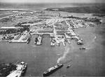 Shipyard Repair Basins at Pearl Harbor, Hawaii. Oct 13, 1941.