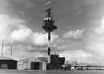 The mooring mast at Ewa Field, Oahu, Hawaii converted for use as a control tower, Feb 13, 1941.