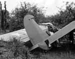 A training accident ends the career of this Waco CG-4A troop glider, 1942-43.