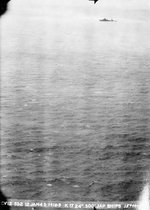 Japanese cruiser Kashii under attack from United States carrier aircraft off the coast of French Indochina (Vietnam) north of Qui Nhon, Jan 12, 1945. Photo 1 of 9