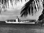 US carrier Ranger with her deck full of aircraft at anchor in Guantánamo Bay, Cuba, 10 Nov 1939.