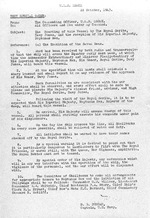 Written orders to the crew of USS Essex from Captain Donald B Duncan alerting crewmembers to the upcoming Line Crossing Ceremony, 22 Oct 1943