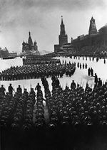 Parade in Red Square, Moscow, Russia, 7 Nov 1941