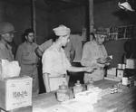 Lieutenant General Joseph Stilwell at a post exchange along the Ledo Road, Assam, India, 15 Jul 1944