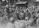George Patton speaking to US 3rd Army engineers, Germany, late Mar 1945