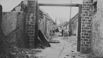 Damaged civilian homes, Jinan, Shandong Province, China, circa 4 May 1928, photo 3 of 8