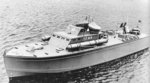 PT-95, a Huckins 78-foot motor torpedo boat, in Jacksonville, Florida, United States, Jul 1942. Note how lightly armed this boat is compared to later boats in the forward areas.