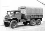 Canadian-built CMP 6x6 3-ton transport truck, date and location unknown (probably post-war).