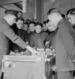 Chinese junior officers receiving instructions at the Chatham Gunnery School, England, United Kingdom, Aug 1945, photo 16 of 16