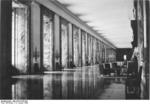 Marble gallery of the New Reich Chancellery, Berlin, Germany, 10 Jan 1939