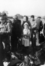 Jews being rounded up outside Lubny, Ukraine, 16 Oct 1941