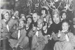 Milton Miles and Dai Li with war orphans, China, Dec 1945