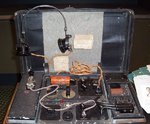 Suitcase radio used by Virginia Hall to send messages about German troop movements to London and to coordinate parachute drops for the French Resistance, now in possession of the Smithsonian Institution.