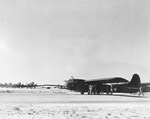 Waco CG-4A glider and C-47 Skytrains on the Big Springs Auxiliary Air Field, Big Springs, Texas, United States, 1942.