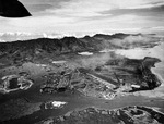Overhead view of Pearl Harbor Naval Base, Oahu, Hawaii, 30 Oct 1941, 5 weeks before the attack. Photo 2 of 2.