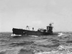 USS S-44 underway off Panama Canal Zone, Feb 1943