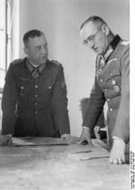 Otto Wöhler and Ferdinand Schörner, Apr 1944