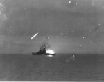 USS New Mexico firing, circa May 1945