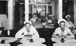 Crewmen in the reception room aboard USS New Mexico, 1919