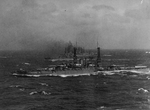 USS New Mexico, USS Mississippi, and USS Idaho at sea, 24 Jul 1919