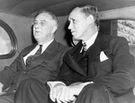 Franklin Roosevelt and Harry Hopkins, Rochester, Minnesota, United States, 11-14 Sep 1938