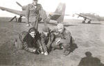 Stefanica Paunescu with squadron mates, 1940s, photo 6 of 6