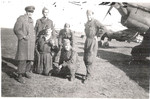 Stefanica Paunescu with squadron mates, 1940s, photo 2 of 6